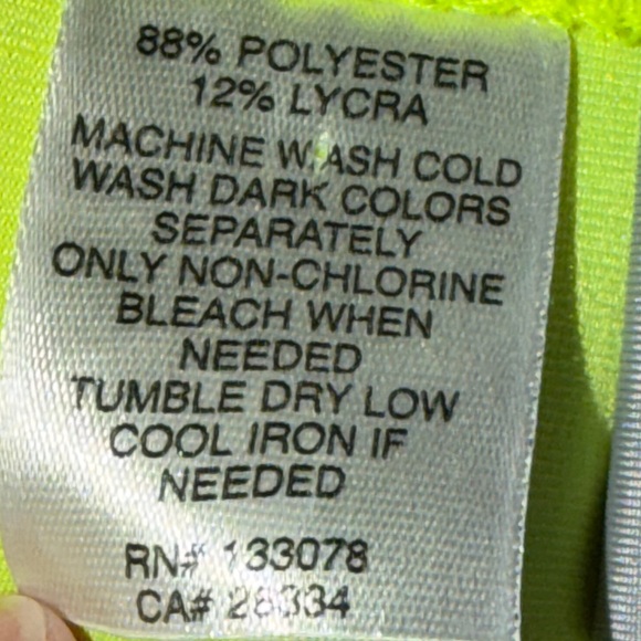 Lucky In Love Not War Neon Yellow Lined Gray Women Medium Stripe Accent Skirt - Picture 5 of 9